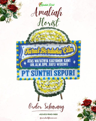 Papan Bunga Duka di Panei